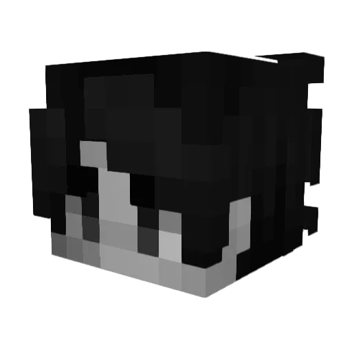 k7rc Minecraft avatar head, 3D render