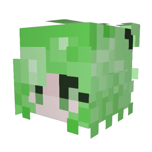 k80atie Minecraft avatar head, 3D render