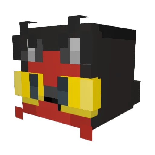 k8no Minecraft avatar head, 3D render