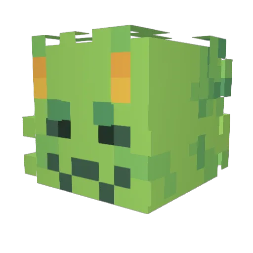 kAPCUREK Minecraft avatar head, 3D render