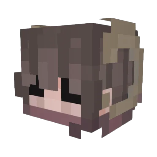 kArT3Rs Minecraft avatar head, 3D render