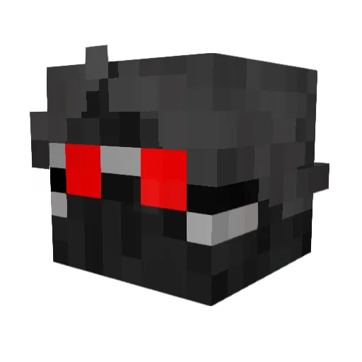 kG_mist Minecraft avatar head, 3D render