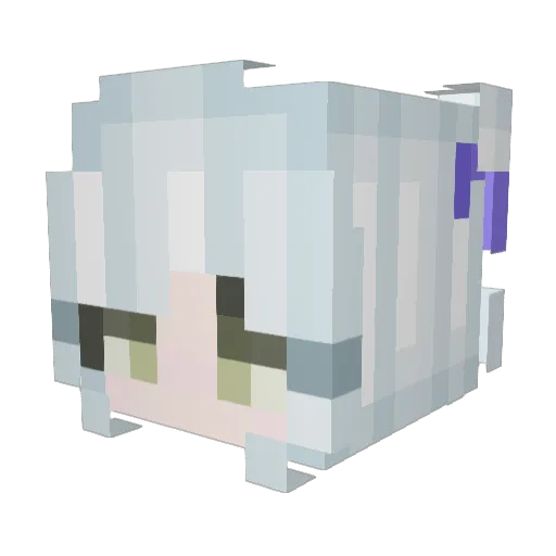 kIefkey Minecraft avatar head, 3D render