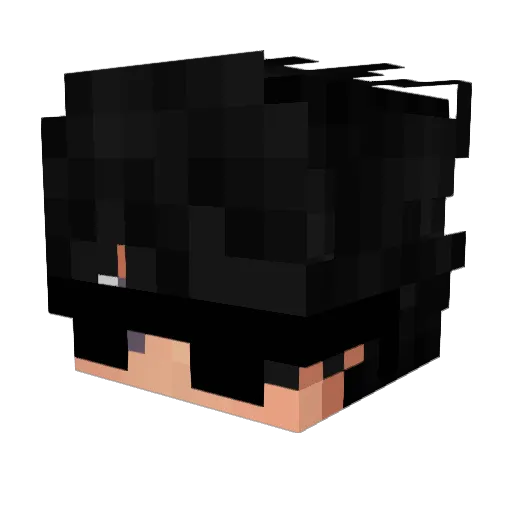 kSummer13 Minecraft avatar head, 3D render