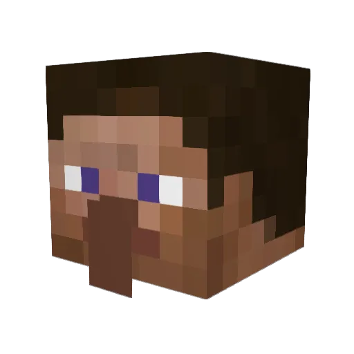 k_E_vI_n Minecraft avatar head, 3D render