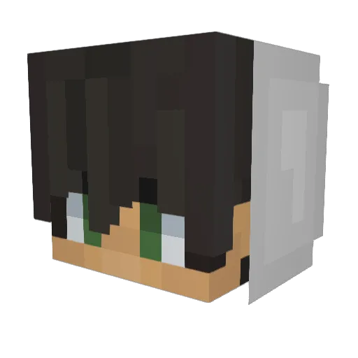 k__t03 Minecraft avatar head, 3D render