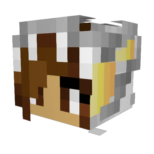 k_dawg_4 Minecraft avatar head, 3D render