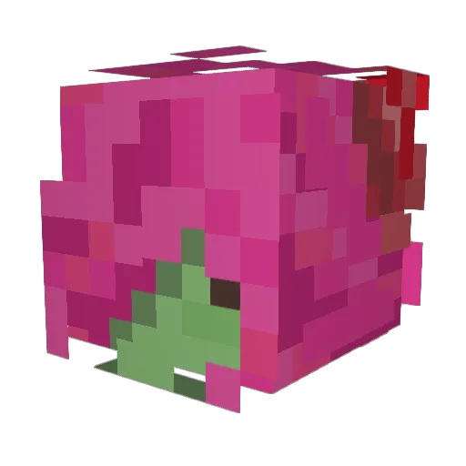 k_elz Minecraft avatar head, 3D render