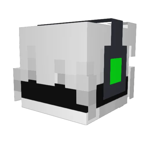 k_guys Minecraft avatar head, 3D render
