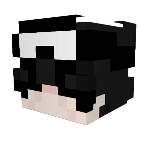 k_karman Minecraft avatar head, 3D render