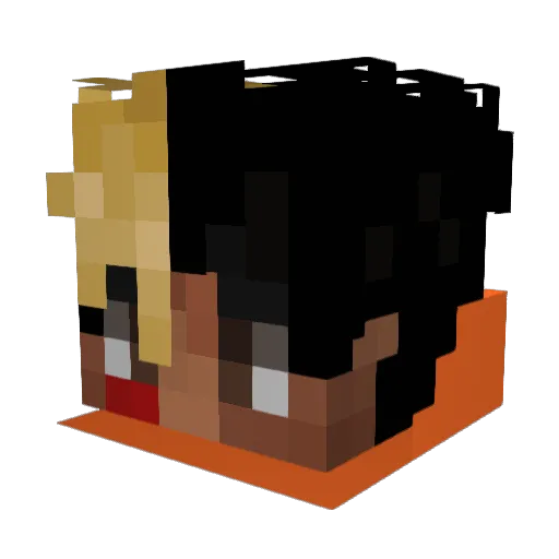 k_master99 Minecraft avatar head, 3D render