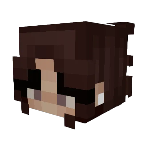 ka1i1a Minecraft avatar head, 3D render