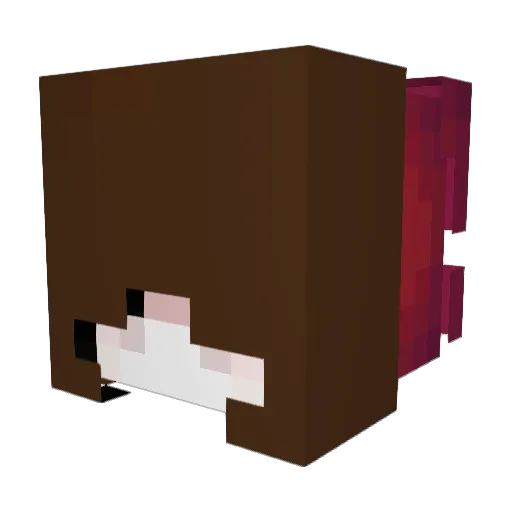 ka1laa Minecraft avatar head, 3D render