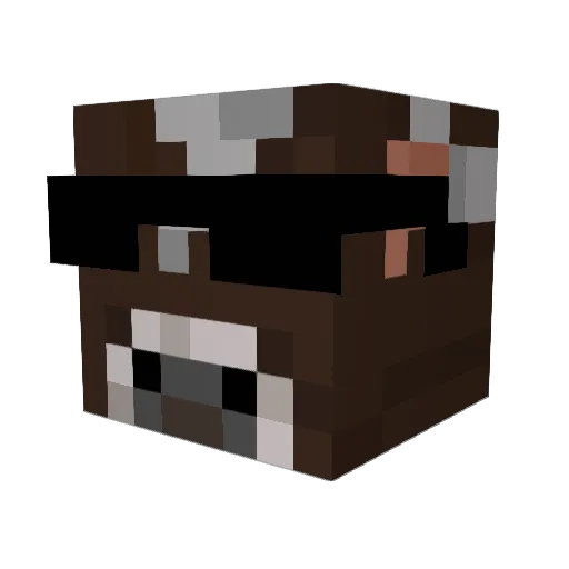 ka87 Minecraft avatar head, 3D render