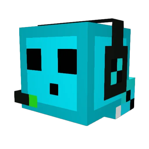 ka_se_n Minecraft avatar head, 3D render