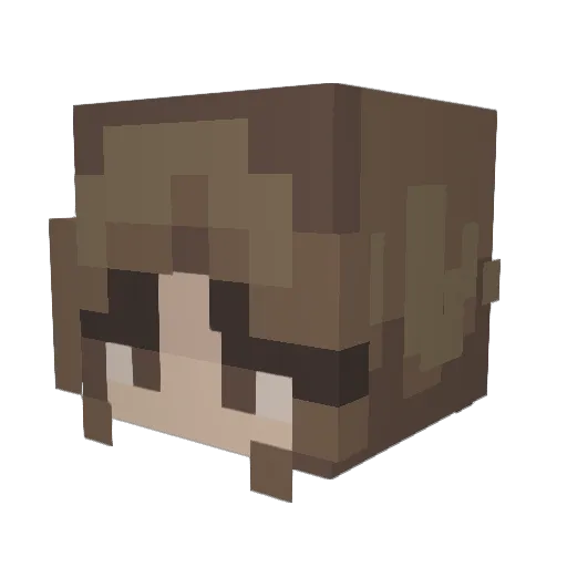 ka_stelma Minecraft avatar head, 3D render