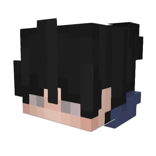 kaa2san Minecraft avatar head, 3D render