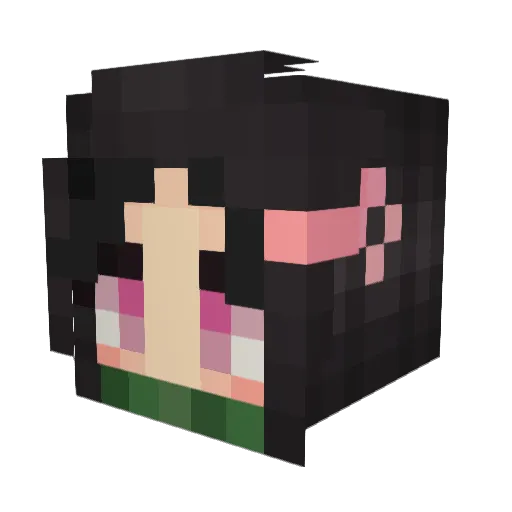 kaaaorinu Minecraft avatar head, 3D render