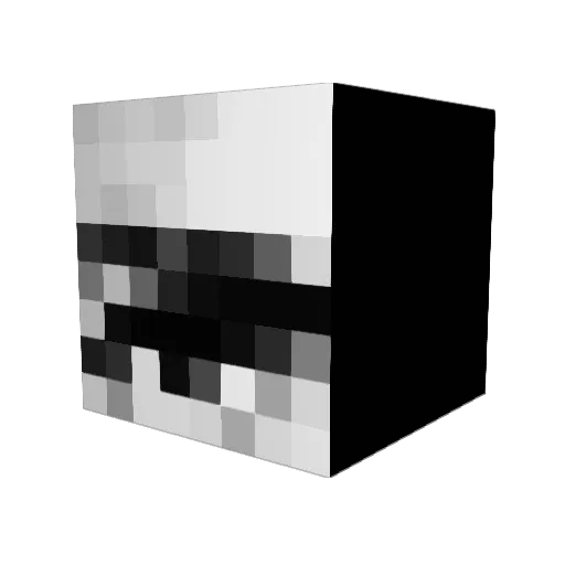 kaaareng Minecraft avatar head, 3D render