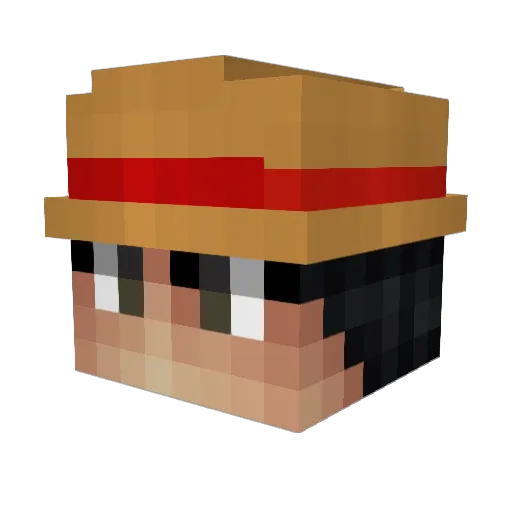 kaan1907fb_ Minecraft avatar head, 3D render