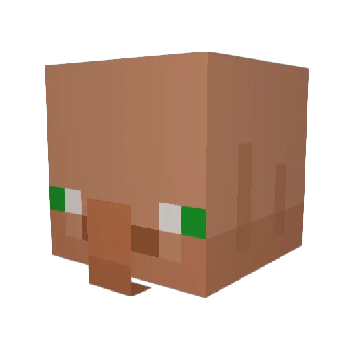 kaan355 Minecraft avatar head, 3D render