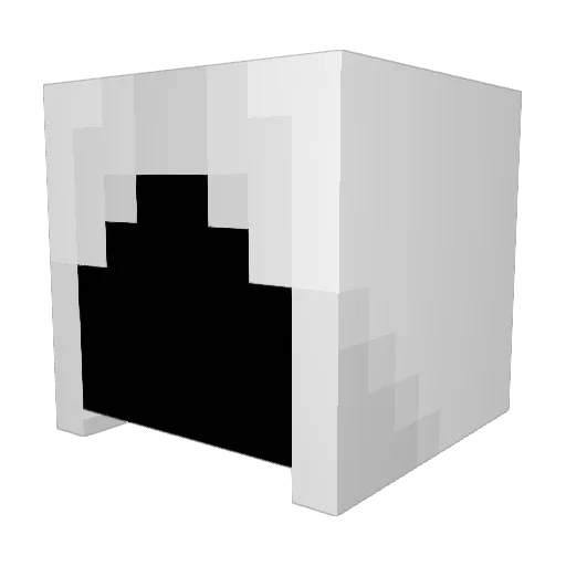 kaarehag Minecraft avatar head, 3D render