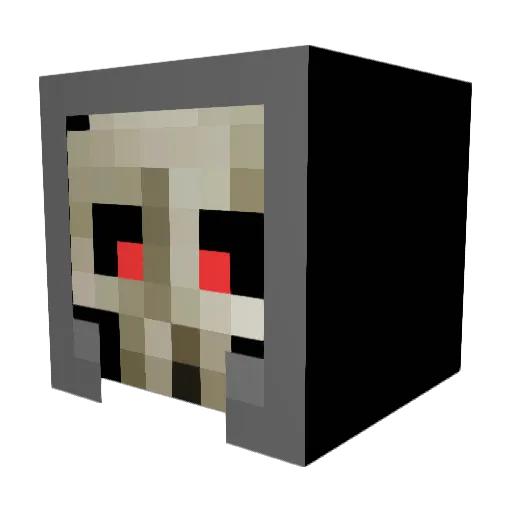 kaasstick Minecraft avatar head, 3D render