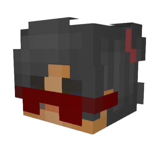 kaat_ka Minecraft avatar head, 3D render