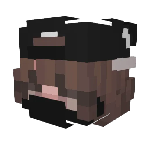 kaatya26 Minecraft avatar head, 3D render