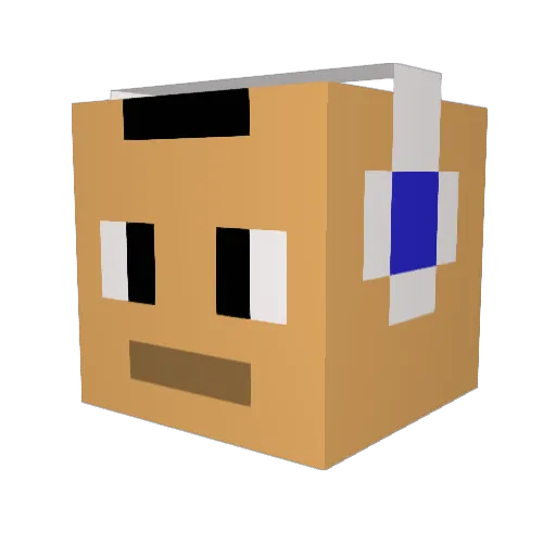 kaauric Minecraft avatar head, 3D render