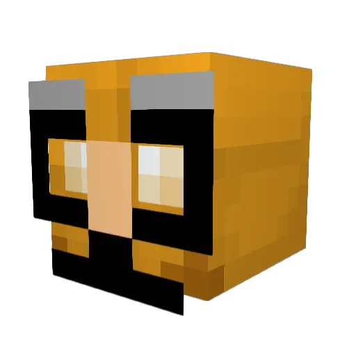 kab7427 Minecraft avatar head, 3D render