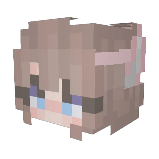 kaballet6 Minecraft avatar head, 3D render