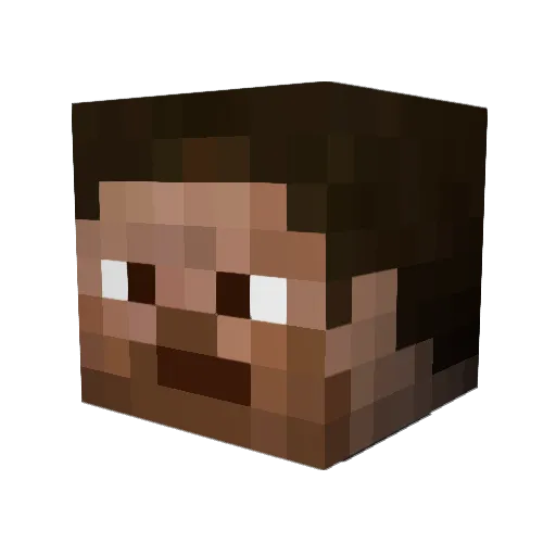 kabarudonphan Minecraft avatar head, 3D render