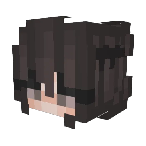 kabboqueen Minecraft avatar head, 3D render