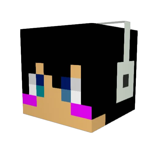 kabigon1130 Minecraft avatar head, 3D render