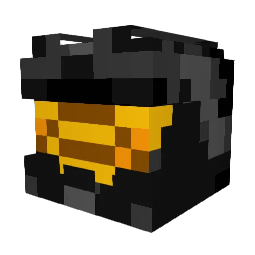 kablenator Minecraft avatar head, 3D render