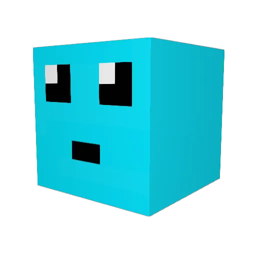 kabo19 Minecraft avatar head, 3D render