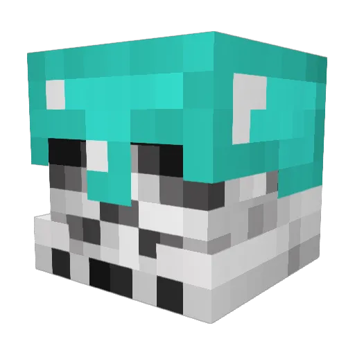 kabogurcu Minecraft avatar head, 3D render
