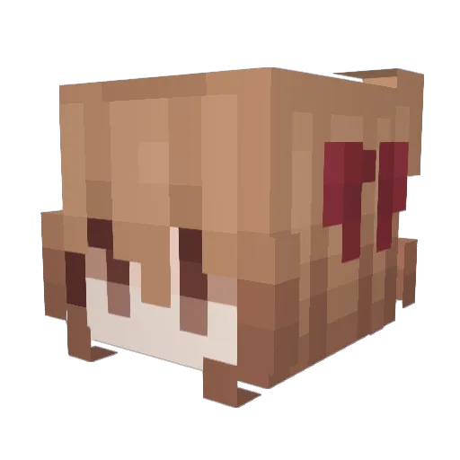 kaboom808 Minecraft avatar head, 3D render
