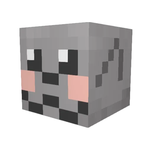 kaboomu68 Minecraft avatar head, 3D render