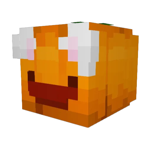 kaceer Minecraft avatar head, 3D render