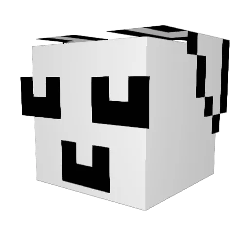 kackeyfart Minecraft avatar head, 3D render