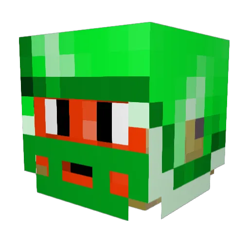 kackmann Minecraft avatar head, 3D render