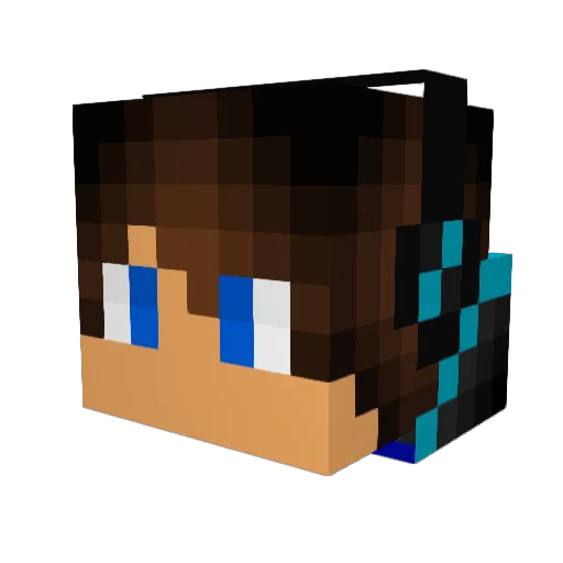 kacpermax303 Minecraft avatar head, 3D render