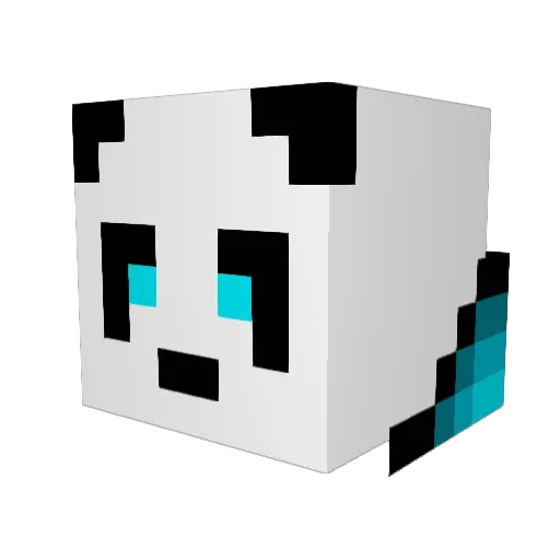 kacperosso Minecraft avatar head, 3D render