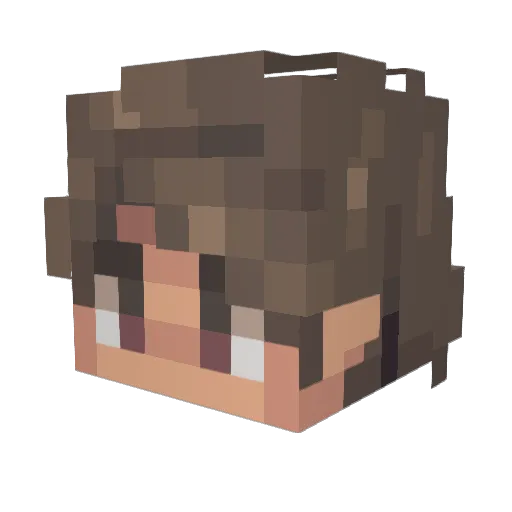 kacperro520 Minecraft avatar head, 3D render