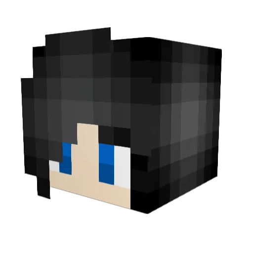kacperxp Minecraft avatar head, 3D render