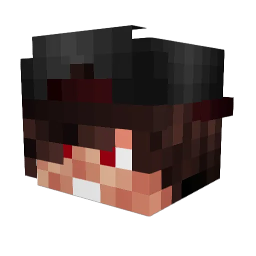 kaczor43 Minecraft avatar head, 3D render