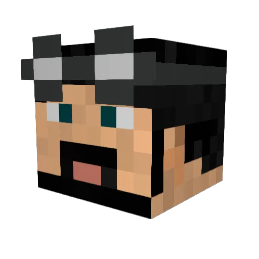 kadaan82 Minecraft avatar head, 3D render