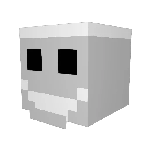 kadd7 Minecraft avatar head, 3D render